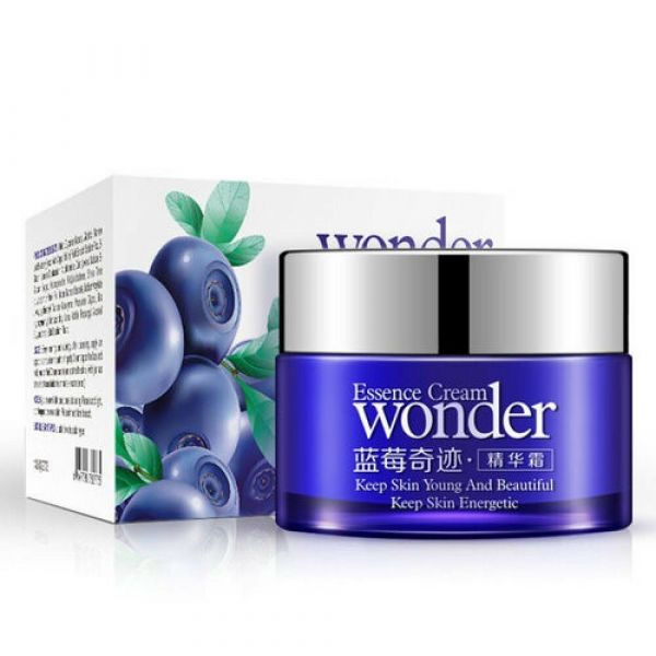 Face Cream Bioaqua Moisturizing brightening with blueberry extract 50g.